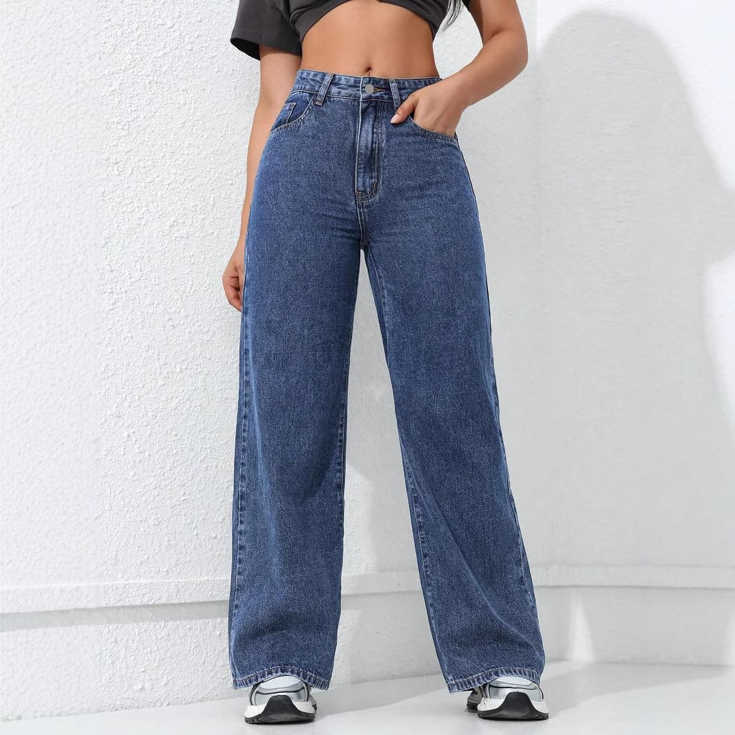 Loose Wide Leg — Back
