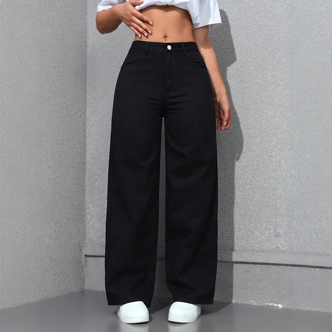 Loose Wide Leg — Grain