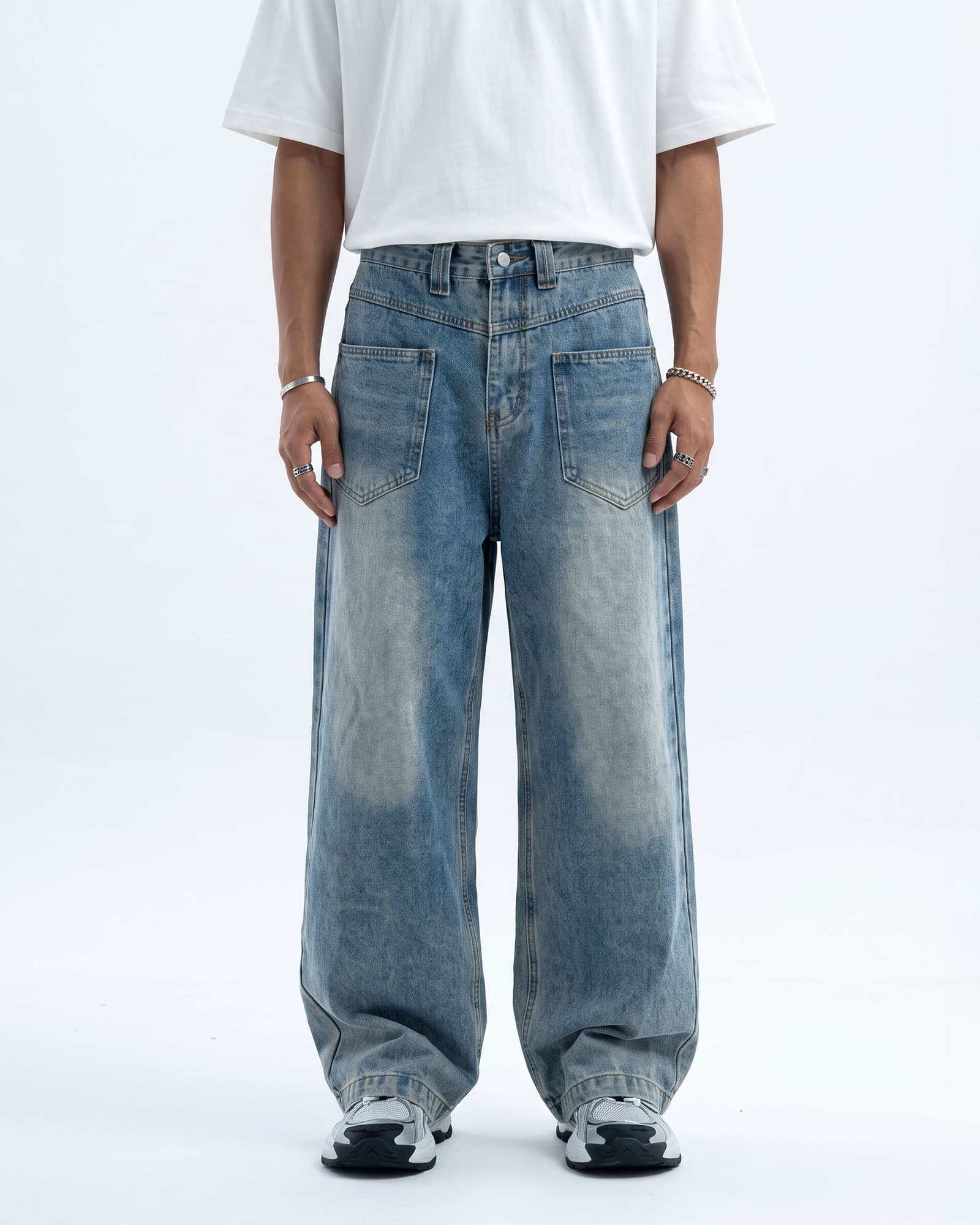 Loose Wide Leg — Grain