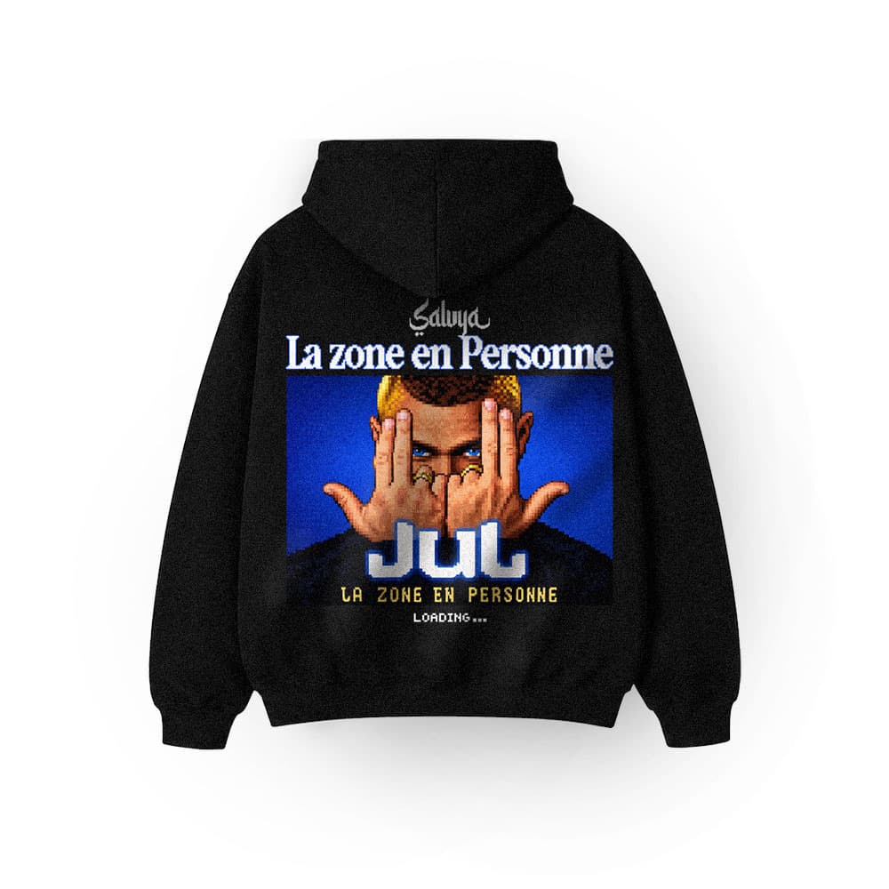 Jul — La Zone en Personne Blue Hoodie