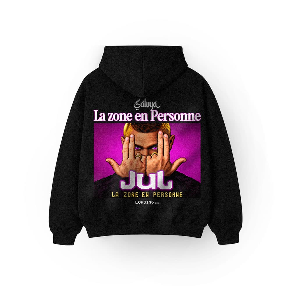 Jul — La Zone en Personne Pink Hoodie