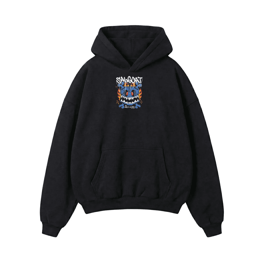 Hoodie oversize .. BleuLoveSalgoat — view 1